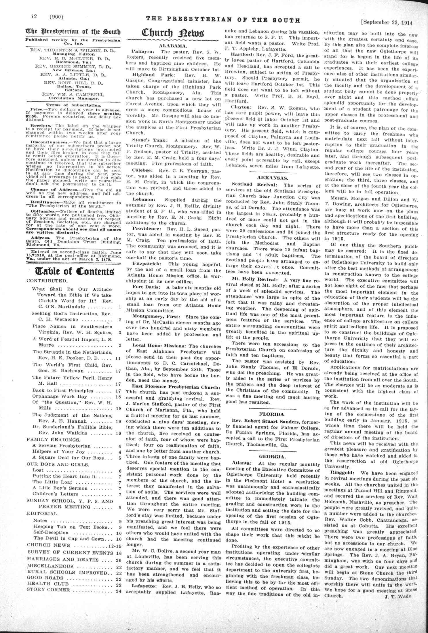 Ringgold Ga meetings